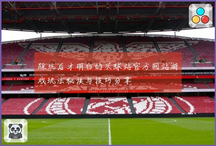 踩坑后才明白的买球站官方网站游戏玩法秘诀与技巧分享